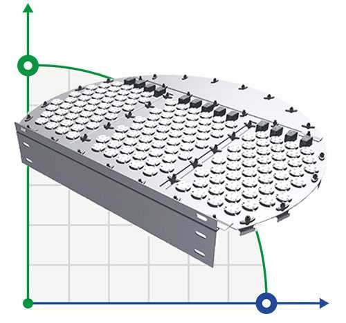 Kolumna do ekstrakcji zanieczyszczeń 1200 miedź