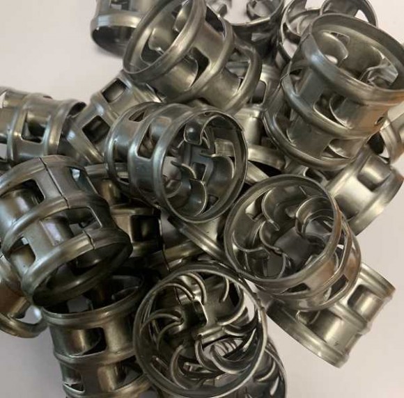 Pierścienie Palla, AISI 316, 25x25x0,4 mm, Pall Ring, VFF