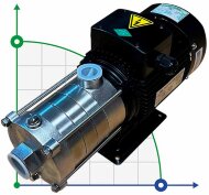 Насос для питания котлов под давлением DW(S)5-40/075D, AISI304, 220V/50Hz горизонтальный многоступенчатый Насос для питания котлов под давлением DW(S)5-40/075D, AISI304, 220V/50Hz горизонтальный многоступенчатый