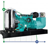 Generador diesel industrial XHYV-200GF con ATS, motor Volvo 250kVA, 200kW, 380V/50HZ tipo abierto Generador diesel industrial XHYV-200GF con ATS, motor Volvo 250kVA, 200kW, 380V/50HZ tipo abierto