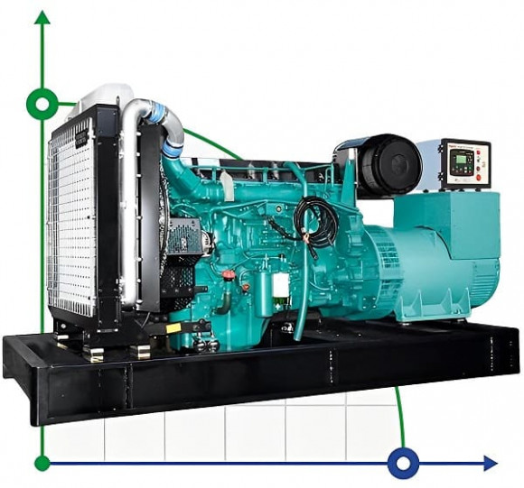 Generador diesel industrial XHYV-200GF con ATS, motor Volvo 250kVA, 200kW, 380V/50HZ tipo abierto