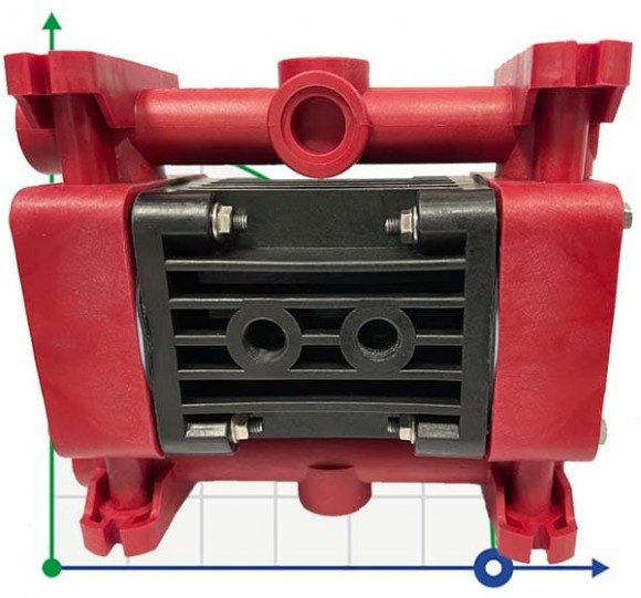 RUBY 010P-P-NTPT-F pneumatic diaphragm pump RUBY 010P-P-NTPT-F pneumatic diaphragm pump