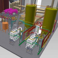 Aufbau von Abteilungen für die Verarbeitung von Brennereischlempe Aufbau von Abteilungen für die Verarbeitung von Brennereischlempe