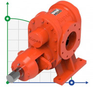 Zahnradpumpe für Heizöl Kupar KHP 6 Zoll, 25-100 m3/h Zahnradpumpe für Heizöl Kupar KHP 6 Zoll, 25-100 m3/h