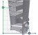 Płyta zaworowa AISI 304,800 mm z promotorami do dystrybucji przepływu