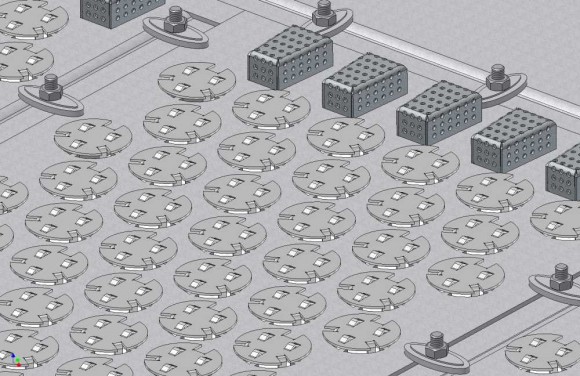 Valve plate AISI 304,800 mm with promoters for flow distribution Valve plate AISI 304,800 mm with promoters for flow distribution