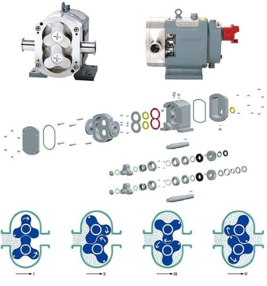 65TLS12-20C кулачковый насос для мыла, суспензий стирального порошка 65TLS12-20C кулачковый насос для мыла, суспензий стирального порошка