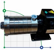 Bomba horizontal de alta presión para agua caliente DW(S)5-60/110D, AISI304, 220V/50Hz Bomba horizontal de alta presión para agua caliente DW(S)5-60/110D, AISI304, 220V/50Hz