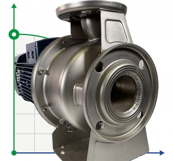 BZ 40-160/3, AISI 316L насос КАС із нержавіючої сталі відцентровий моноблочний
