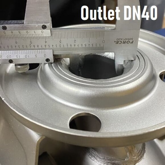 BZ 40-160/3, AISI 316L насос КАС із нержавіючої сталі відцентровий моноблочний