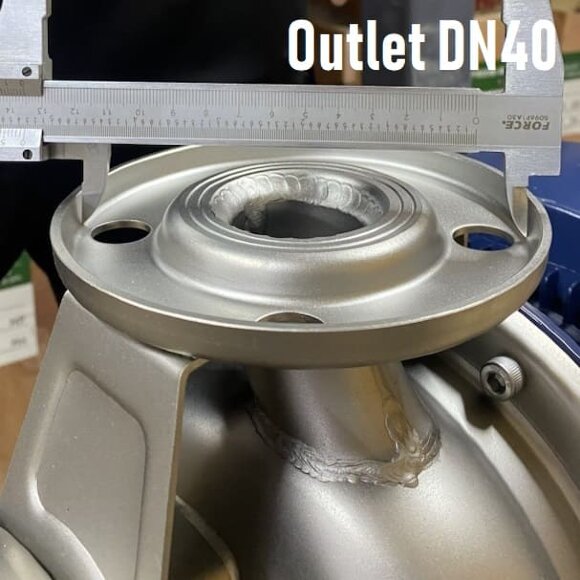 BZ 40-160/3, AISI 316L насос КАС із нержавіючої сталі відцентровий моноблочний