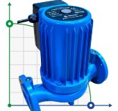 Насос для циркуляції HGR1100-DN50, 220V з мокрим ротором Насос для циркуляції HGR1100-DN50, 220V з мокрим ротором