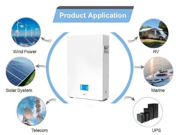 Batterie CLW-51.2V 200Ah, LiFePO4, LFP mit Touchscreen, wandmontiert Batterie CLW-51.2V 200Ah, LiFePO4, LFP mit Touchscreen, wandmontiert