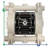 Pompe pneumatique à membrane BOXER 150 PP IB150P-MTTIT-- Pompe pneumatique à membrane BOXER 150 PP IB150P-MTTIT--