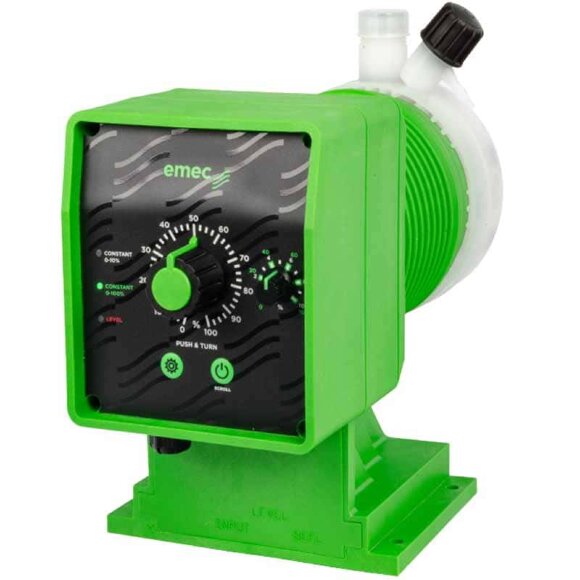 Magnetdosierpumpe EMEC AMSP PLUS für viskose Flüssigkeiten 2-40 l/h, 8-1 bar Magnetdosierpumpe EMEC AMSP PLUS für viskose Flüssigkeiten 2-40 l/h, 8-1 bar