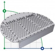 Valve plate EDV ADV® 1000 mm for rectification, distillation, purification columns Valve plate EDV ADV® 1000 mm for rectification, distillation, purification columns