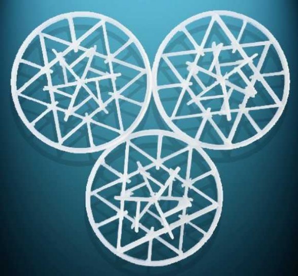 Кольца Сноуфлейк (Snowflake Ring), PP, 90 мм