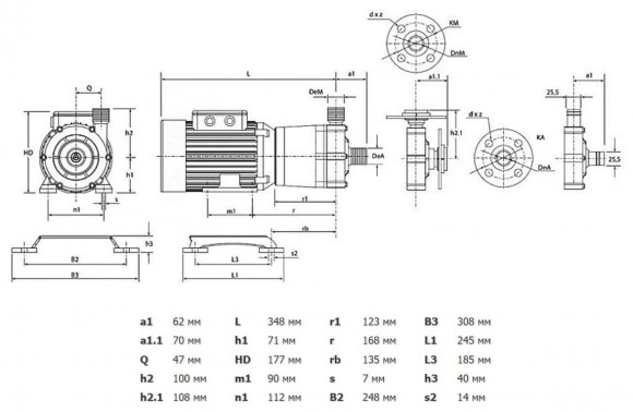 FMP06.10 centrifugal pump with magnetic coupling FMP06.10 centrifugal pump with magnetic coupling