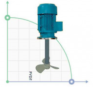 Der Mischer ist industriell E-800-4 230В 1f., 80см РVDF