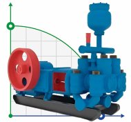 Bomba NB-125 para la circulación del lodo de perforación Bomba NB-125 para la circulación del lodo de perforación
