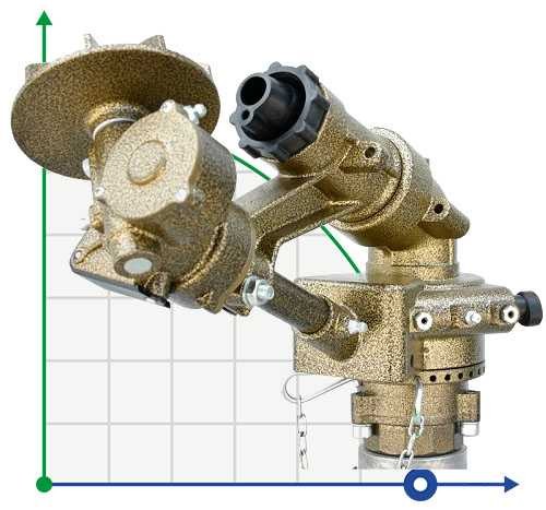 Sprinkler for irrigation TURFJET-NPT
