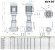 Bomba multietapa EVX 95/1-1a, 5,5 kW, 118 m3/h, 22 m, 380 V/T, AISI 304 (EBARA EVM)