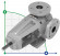 KIP Gear Pump for Thick, Viscous Fluids 1 1/2  C, AISI 316, 0.4-4 m3/h