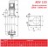 ADV 120/ΡΡ/1500/2HP/2800/BSP vertikale Zentrifugalpumpe