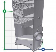 Plato de válvula de columna EDV® (ADV®) 1600 mm para rectificación de alcohol Plato de válvula de columna EDV® (ADV®) 1600 mm para rectificación de alcohol