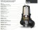 Pompe submersible Dreno AT 200/6/240 C.280 avec roue monocanal ouverte