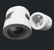 Pall-Ringe aus Keramik, 25x25x3 mm, Ceramic Pall Ring