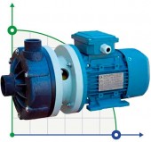 Горизонтальный центробежный насос МВ 110, PVDF, EPDM, A, 1 фаза Горизонтальный центробежный насос МВ 110, PVDF, EPDM, A, 1 фаза