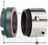 Uszczelnienie pompy R-58U 28, SIC/SIC, VITON, 304, ВО Uszczelnienie pompy R-58U 28, SIC/SIC, VITON, 304, ВО
