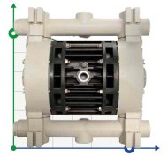 Bomba neumática de membrana BOXER 150 PP IB150P-D-TPD-- Bomba neumática de membrana BOXER 150 PP IB150P-D-TPD--