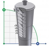 Valve plate EDV® ADV® 2000 mm for distillation, rectification, cracking Valve plate EDV® ADV® 2000 mm for distillation, rectification, cracking