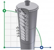 Plato de válvula EDV® ADV® 2000 mm para destilación, rectificación, craqueo Plato de válvula EDV® ADV® 2000 mm para destilación, rectificación, craqueo