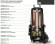 Pompe submersible Dreno ATH-EX 100-2/150 avec roue centrifuge à deux canaux
