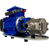 Насос для перекачування в’язких рідин WCB-75/220В 50Гц, 37,5 л/хв, 30 м, AISI 304, 0,75 кВт, 1400 об/хв, Ex нержавіючий, шестеренчастий Насос для перекачування в’язких рідин WCB-75/220В 50Гц, 37,5 л/хв, 30 м, AISI 304, 0,75 кВт, 1400 об/хв, Ex нержавіючий, шестеренчастий