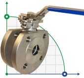 DN (Ду) 32 Кран нержавіючий кульовий фланцевий моноблочний AISI 304, Seat PTFE DN (Ду) 32 Кран нержавіючий кульовий фланцевий моноблочний AISI 304, Seat PTFE