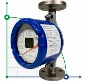 DN15 stainless steel flow meter rotameter KLZZ PN6 (liquid alcohol mixture C2H5OH 96%), 11-110 l/h, 4-20mA, Ex DN15 stainless steel flow meter rotameter KLZZ PN6 (liquid alcohol mixture C2H5OH 96%), 11-110 l/h, 4-20mA, Ex