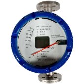 DN15 caudalímetro rotámetro de acero inoxidable KLZZ PN6 (mezcla de alcohol líquido C2H5OH 96%), 11-110 l/h, 4-20mA, Ex