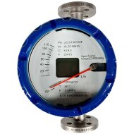 DN15 caudalímetro rotámetro de acero inoxidable KLZZ PN6 (mezcla de alcohol líquido C2H5OH 96%), 11-110 l/h, 4-20mA, Ex