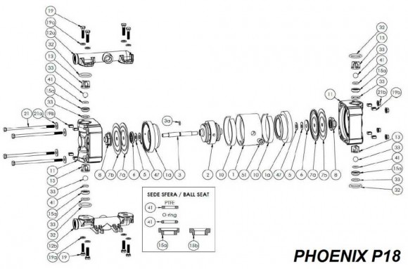 Уплотнительное кольцо, EPDM, PHOENIX P07, P18