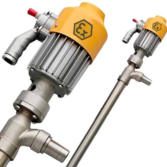 Drum pump BTS-HD-EX2-V+SS316L-HP-1200mm