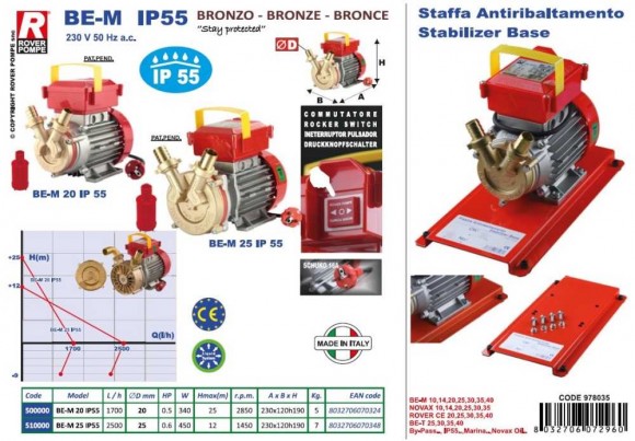 BE-M 20 IP55 Flüssigkeitsringpumpe BE-M 20 IP55 Flüssigkeitsringpumpe