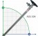 1500 mm, AISI 304, HP pump part (pipe) to the barrel pump