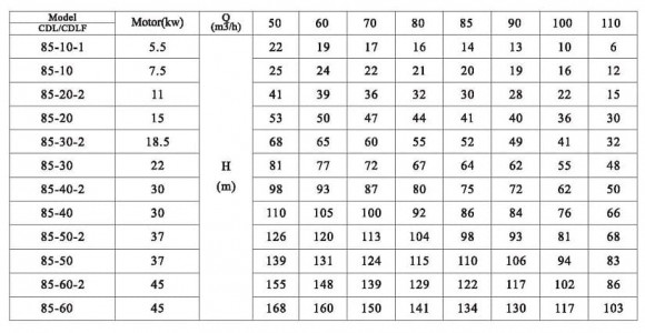 CDLF 85-50-2, AISI 304 насос многоступенчатый CDLF 85-50-2, AISI 304 насос многоступенчатый