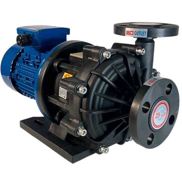 Pump with magnetic coupling QHX-F-251CSE-5V38AFAA, PPH, 117L/min, 20m, 0,75kW, 380V