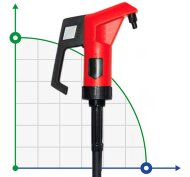 Pompe vide-fût manuelle pour milieux alcalins FLUIMAC NEPTUNE N-04, PP