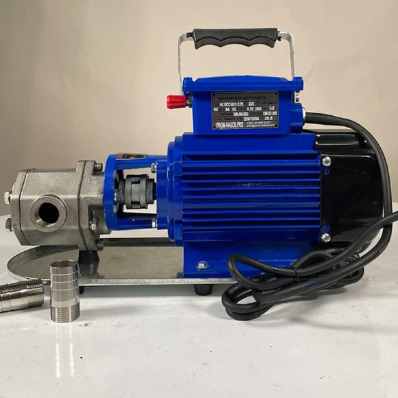 Edelstahl-Zahnradpumpe zum Pumpen von Pflanzenöl WCB-75/220V 50Hz, 75 l/min, 30 m, AISI 304, 0,75 kW, 2900 U/min, Ex Edelstahl-Zahnradpumpe zum Pumpen von Pflanzenöl WCB-75/220V 50Hz, 75 l/min, 30 m, AISI 304, 0,75 kW, 2900 U/min, Ex